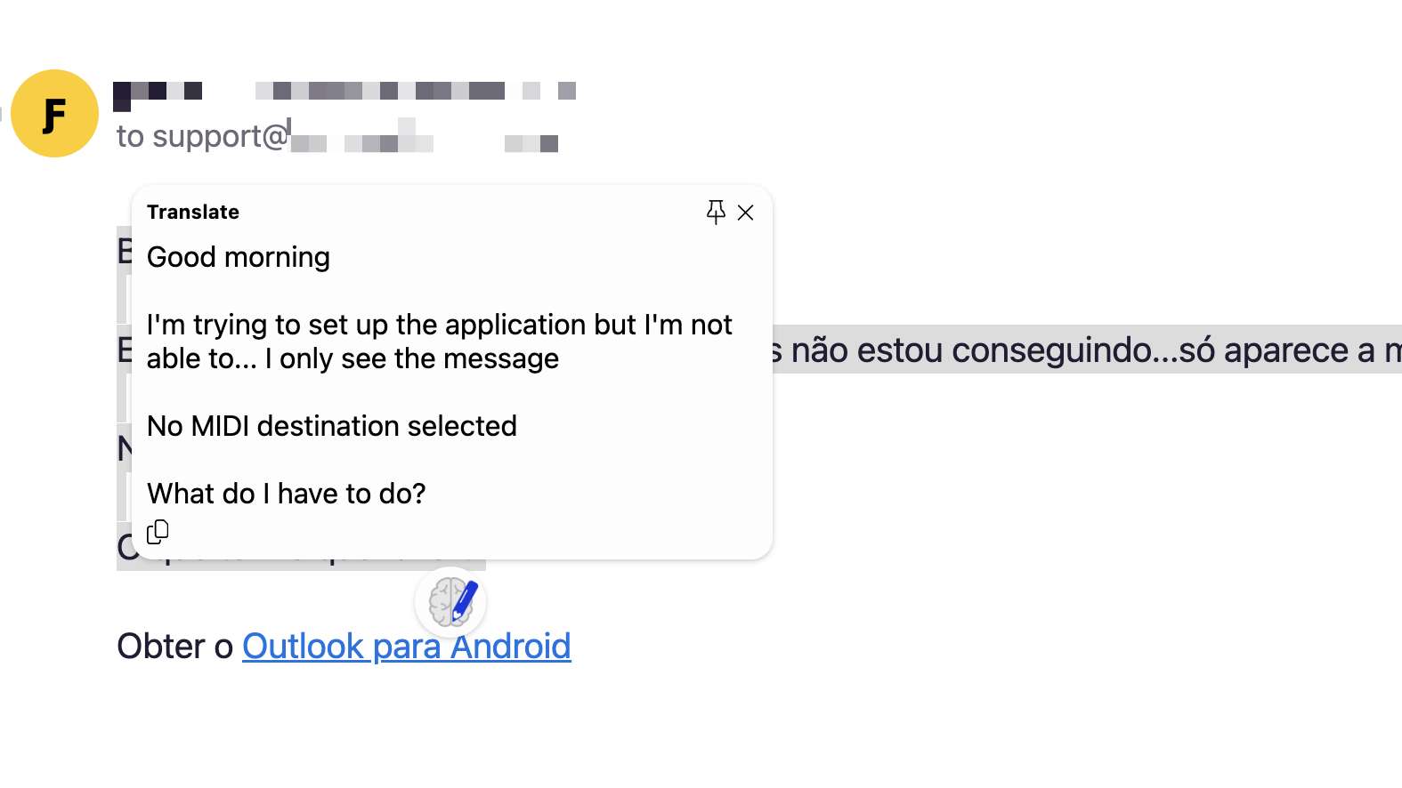 Portuguese text translated into English